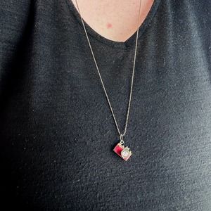 Pendant Necklace with Camera Charm